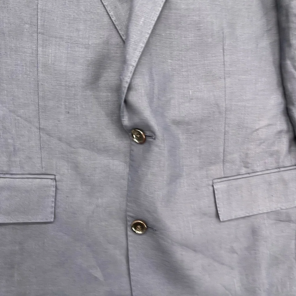 Todd Snyder Blazer Mens 44R Navy Blue Linen Sport Coat Made in Portugal NWT